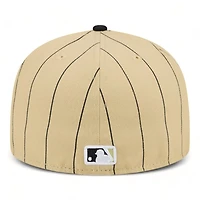 Arizona Diamondbacks Tan Throwback Pinstripes New Era 59FIFTY Fitted Hat