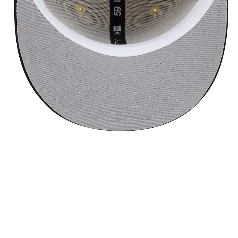 Arizona Diamondbacks Tan Throwback Pinstripes New Era 59FIFTY Fitted Hat