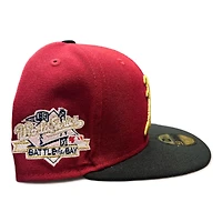 Oakland Athletics Red Black Two Tone NBS Pack 1989 WS Patch Gray UV New Era 59FIFTY Fitted Hat