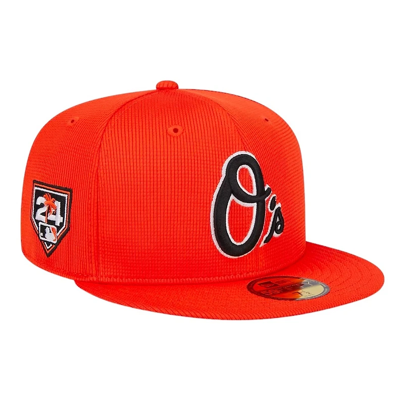 Baltimore Orioles Orange 2024 Spring Training Patch New Era 59FIFTY Fitted Hat