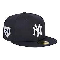 New York Yankees Navy 2024 Spring Training Patch Annual Clearance Era 59FIFTY Fitted Hat