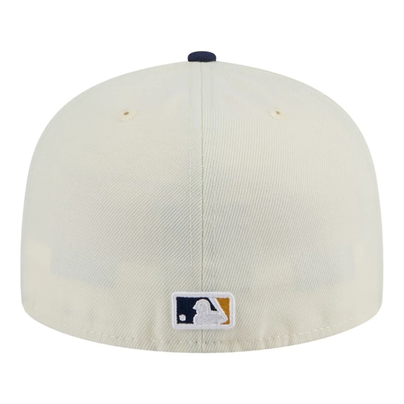 Milwaukee Brewers Chrome Blue Two Tone New Era 59FIFTY Fitted Hat