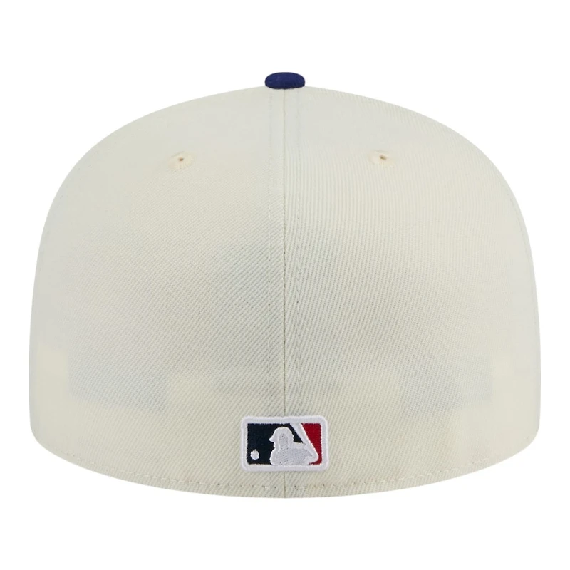 Los Angeles Dodgers Chrome Blue Two Tone New Era 59FIFTY Fitted Hat