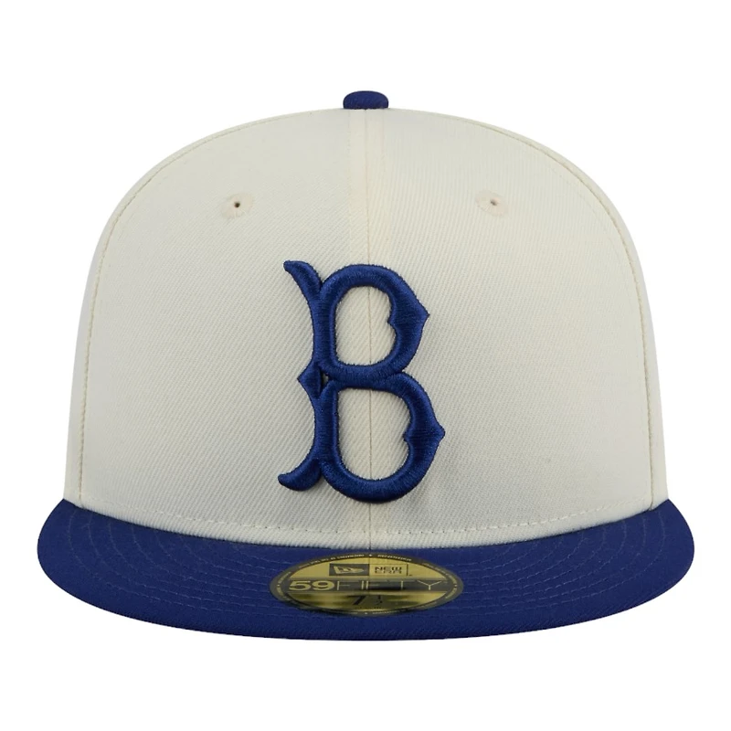 Brooklyn Dodgers Chrome Blue Two Tone New Era 59FIFTY Fitted Hat