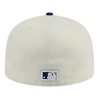 Brooklyn Dodgers Chrome Blue Two Tone New Era 59FIFTY Fitted Hat
