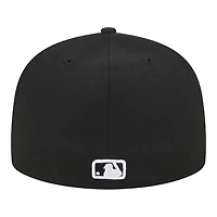 St. Louis Cardinals Bird Logo Black White 2006 WS Patch Gray UV New Era 59FIFTY Fitted Hat