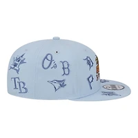 Florida Grapefruit League Scatter Blue New Era 9FIFTY Snapback Hat