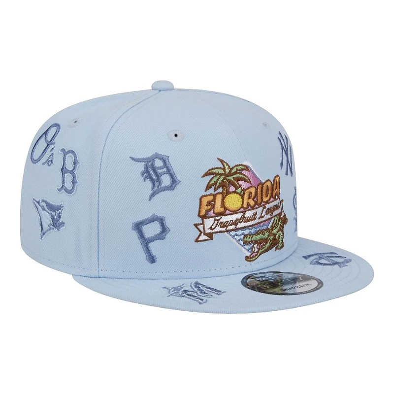 Florida Grapefruit League Scatter Blue New Era 9FIFTY Snapback Hat