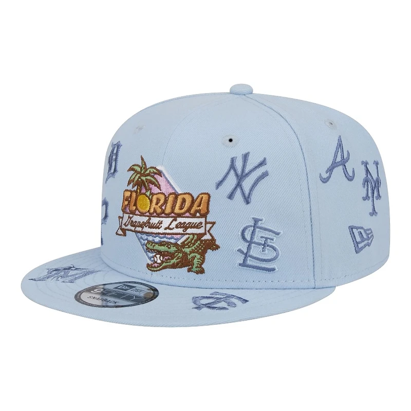 Florida Grapefruit League Scatter Blue New Era 9FIFTY Snapback Hat