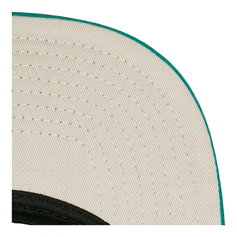 Anaheim Ducks Teal Green Inaugural Season Patch Mitchell & Ness NHL Dynasty Fitted Hat