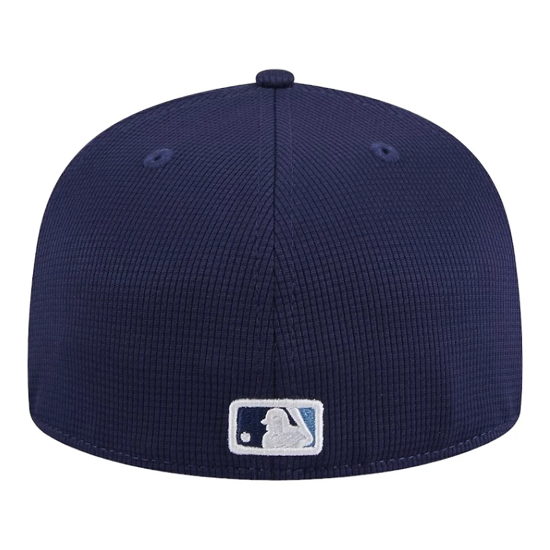 Tampa Bay Rays Navy 2024 Batting Practice New Era 59FIFTY Fitted Hat