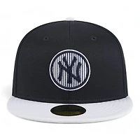 New York Yankees Navy White 2024 Batting Practice Era 59FIFTY Fitted Hat