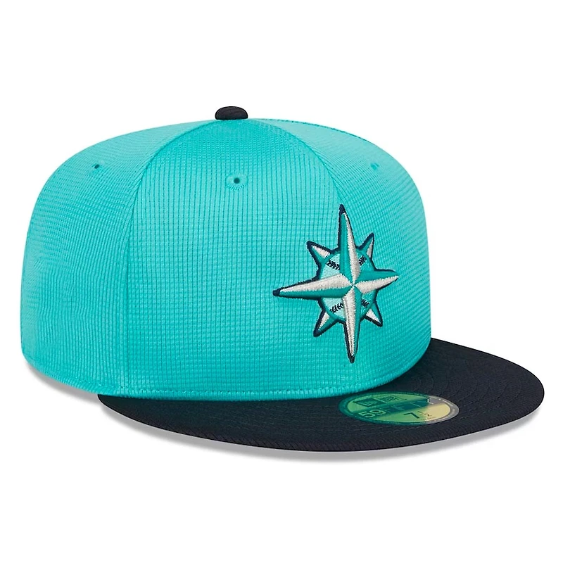 Seattle Mariners Teal 2024 Spring Training New Era 59FIFTY Fitted Hat