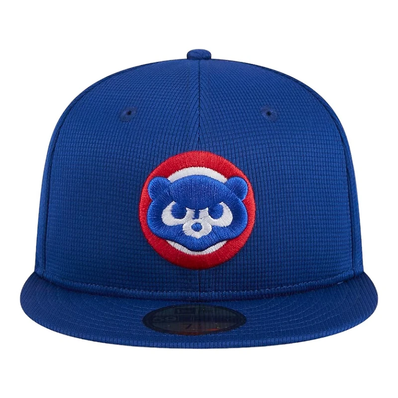 Chicago Cubs Blue 2024 Batting Practice New Era 59FIFTY Fitted Hat