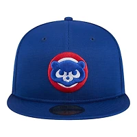 Chicago Cubs Blue 2024 Batting Practice New Era 59FIFTY Fitted Hat