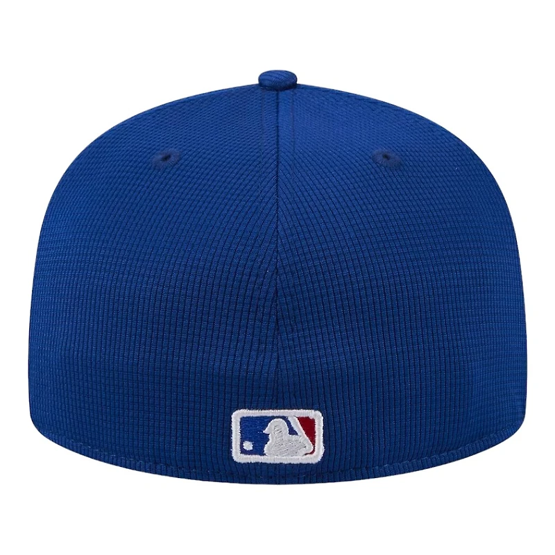 Chicago Cubs Blue 2024 Batting Practice New Era 59FIFTY Fitted Hat