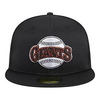 San Francisco Giants Black 2024 Batting Practice New Era 59FIFTY Fitted Hat