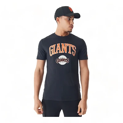 San Francisco Giants Black Basic Old School Logo New Era T-Shirt