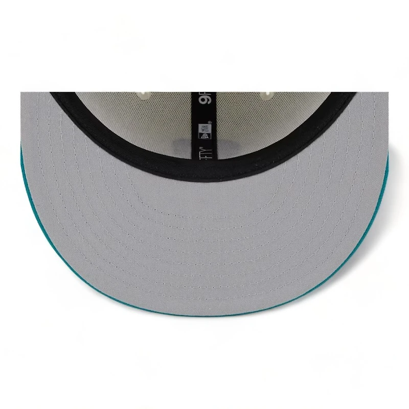Seattle Mariners Cream Teal 2024 Batting Practice New Era 9FIFTY Snapback Hat