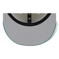 Seattle Mariners Cream Teal 2024 Batting Practice New Era 9FIFTY Snapback Hat