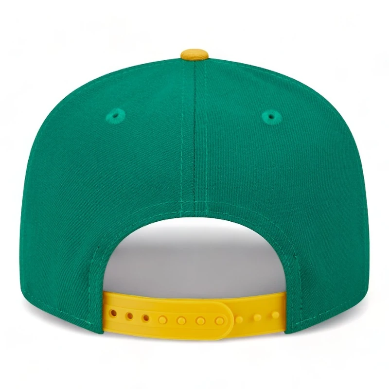 Oakland Athletics Green Yellow 2024 Batting Practice New Era 9FIFTY Snapback Hat
