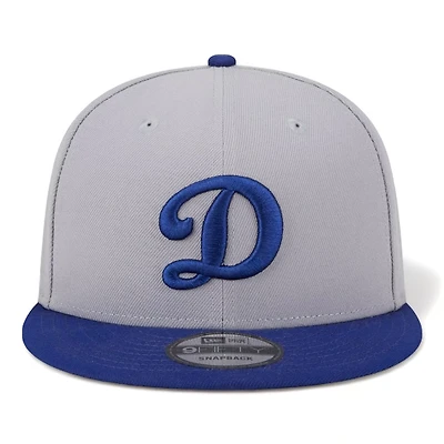 Los Angeles Dodgers Gray Blue 2024 Batting Practice New Era 9FIFTY Snapback Hat
