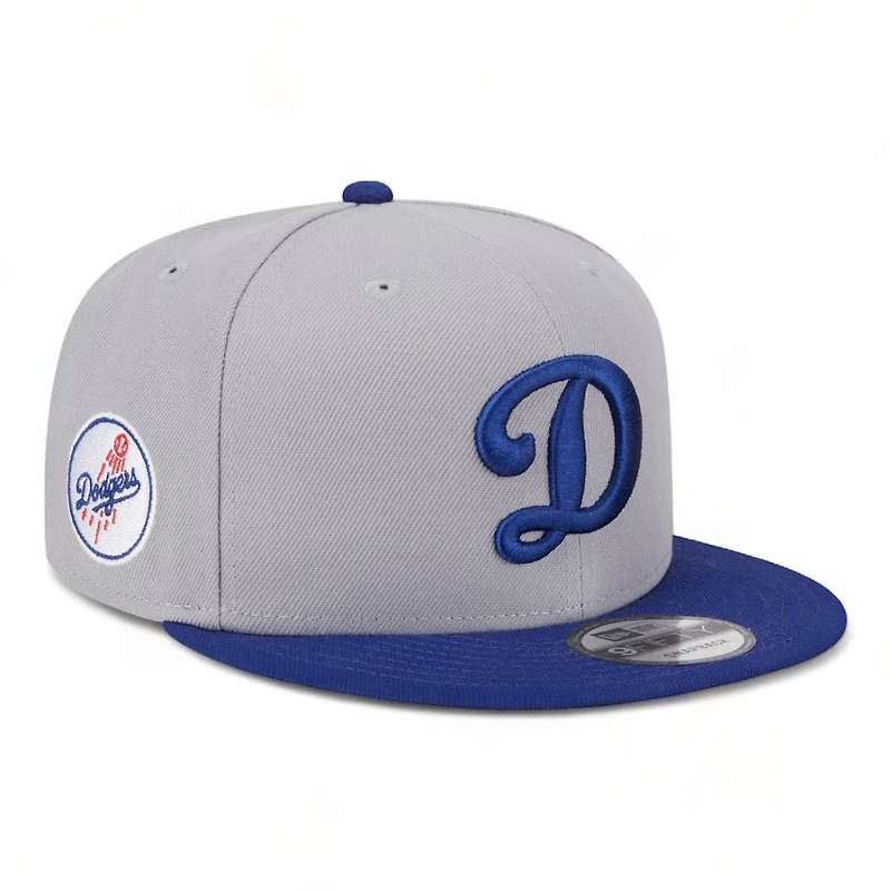 Los Angeles Dodgers Gray Blue 2024 Batting Practice New Era 9FIFTY Snapback Hat