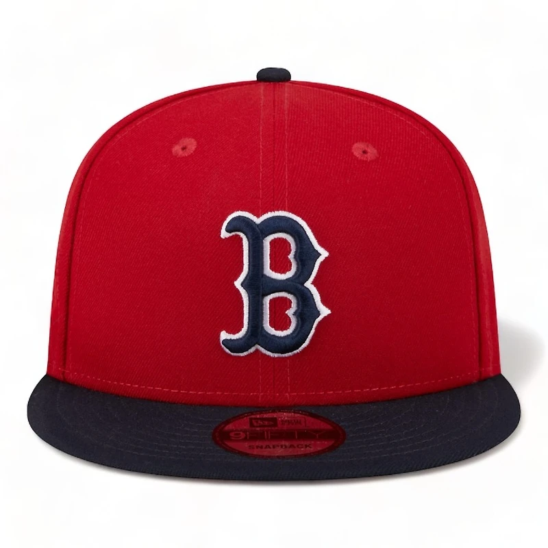 Boston Red Sox Red Navy Batting Practice New Era 9FIFTY Snapback Hat