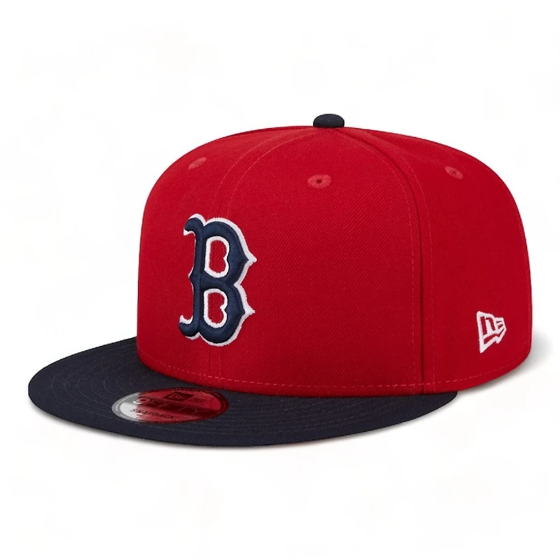 Boston Red Sox Red Navy Batting Practice New Era 9FIFTY Snapback Hat
