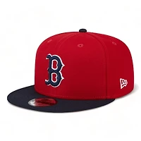Boston Red Sox Red Navy Batting Practice New Era 9FIFTY Snapback Hat