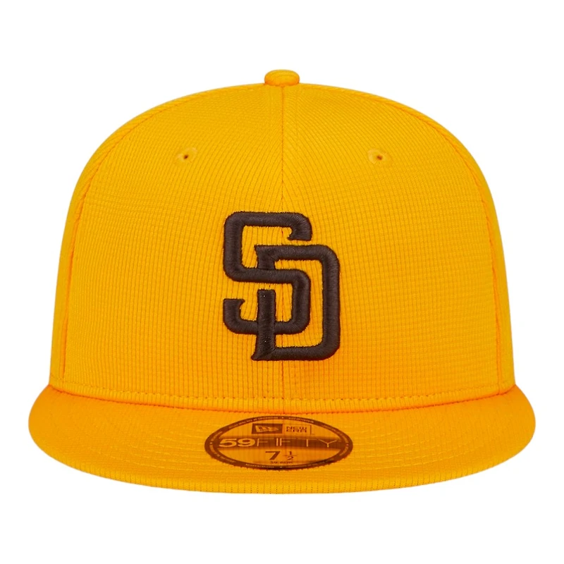 San Diego Padres Yellow 2024 Spring Training Patch New Era 59FIFTY Fitted Hat