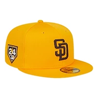 San Diego Padres Yellow 2024 Spring Training Patch New Era 59FIFTY Fitted Hat