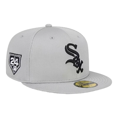 Chicago White Sox Gray 2024 Spring Training Patch New Era 59FIFTY Fitted Hat