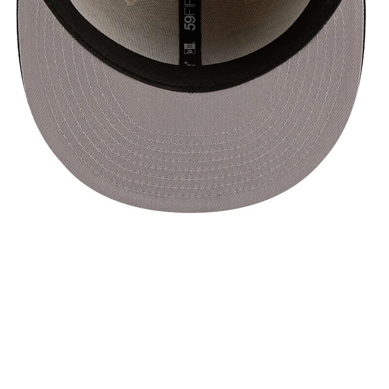 Seattle Mariners Off White Cord Classic New Era 59FIFTY Fitted Hat