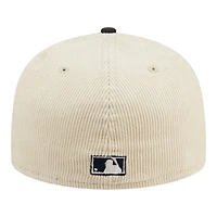 San Diego Padres Off White Cord Classic New Era 59FIFTY Fitted Hat