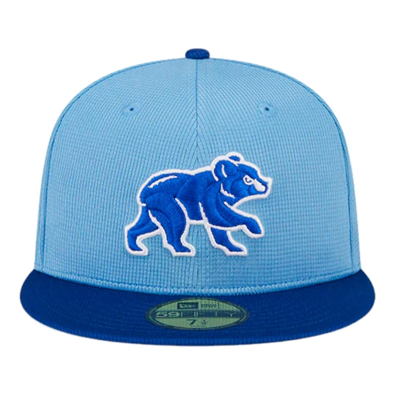 Chicago Cubs Light Blue 2024 Spring Training New Era 59FIFTY Fitted Hat