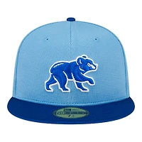 Chicago Cubs Light Blue 2024 Spring Training New Era 59FIFTY Fitted Hat