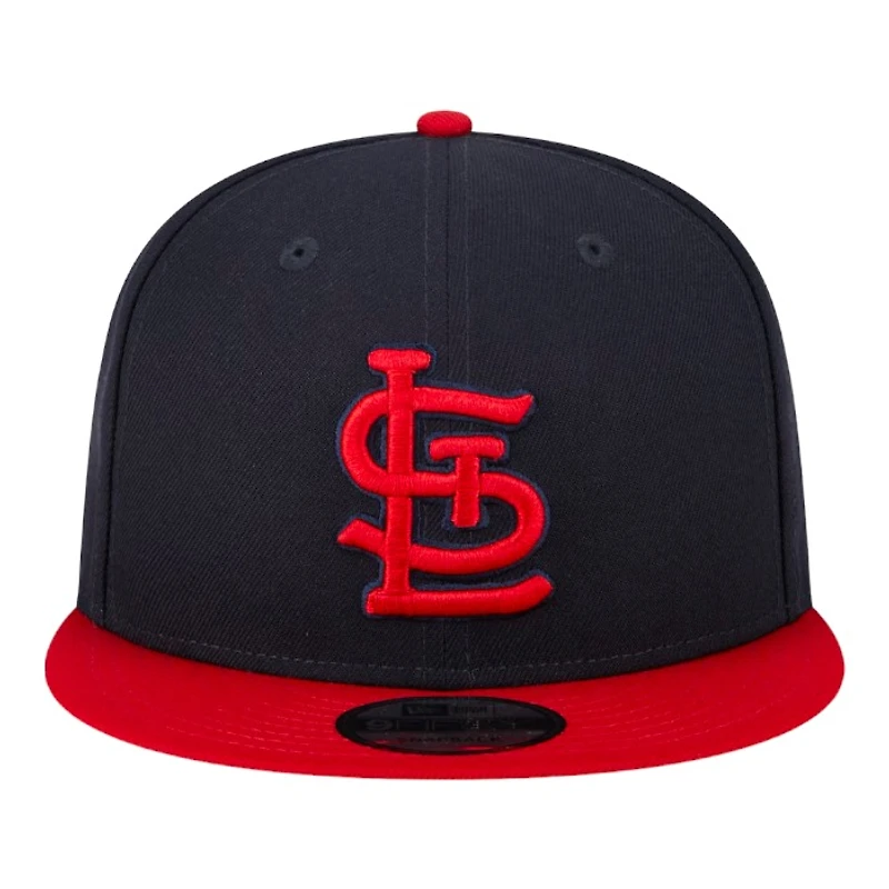 St. Louis Cardinals Navy Red 2024 Batting Practice New Era 9FIFTY Adjustable Snapback Hat