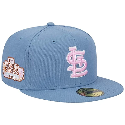 St. Louis Cardinals Blue and Pink Color Pack Light UV New Era 59FIFTY Fitted Hat