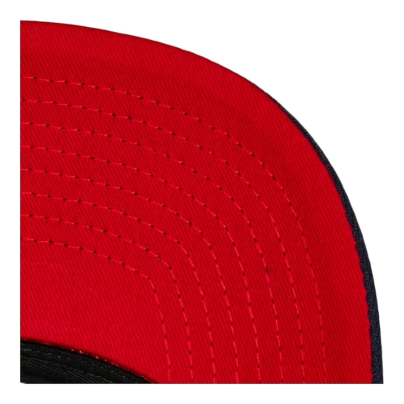 New York Yankees White Navy Mitchell & Ness Pro Crown Snapback Hat