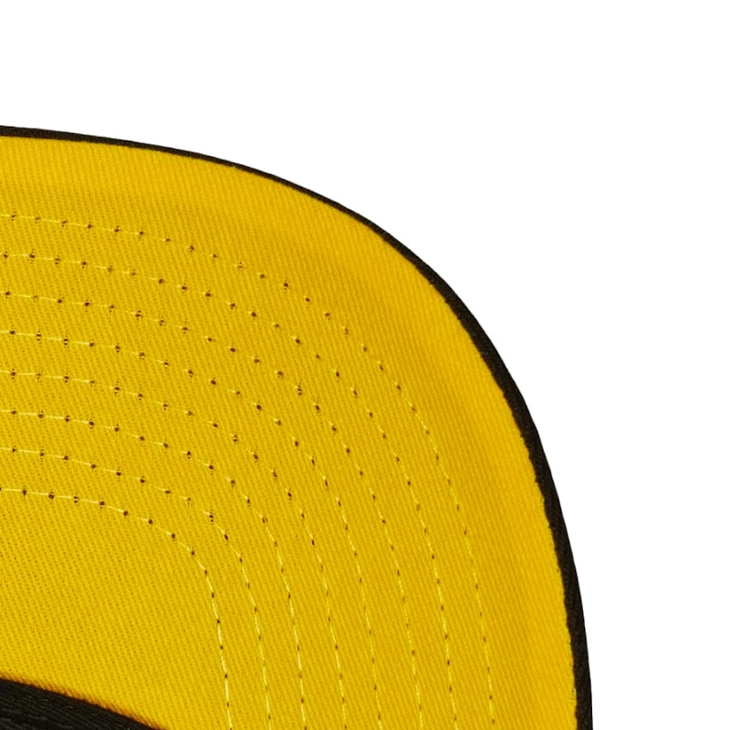 Pittsburgh Pirates White Black Mitchell & Ness Pro Crown Snapback Hat