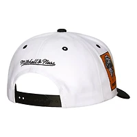 Pittsburgh Pirates White Black Mitchell & Ness Pro Crown Snapback Hat