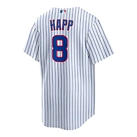 Youth Chicago Cubs Ian Happ White Pinstripe Nike Home Player Jersey