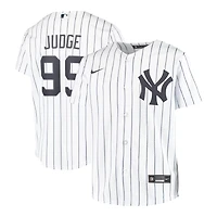 Youth New York Yankees Aaron Judge White Home Pinstripe Nike Player Jersey