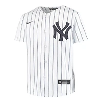 Youth New York Yankees Aaron Judge White Home Pinstripe Nike Player Jersey
