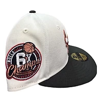 Chicago Bulls Two Tone Slim Pack 6X Champs Patch Green UV New Era 59FIFTY Fitted Hat