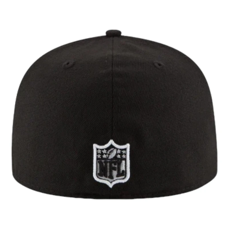 Tennessee Titans Black and White Basic New Era 59FIFTY Fitted Hat