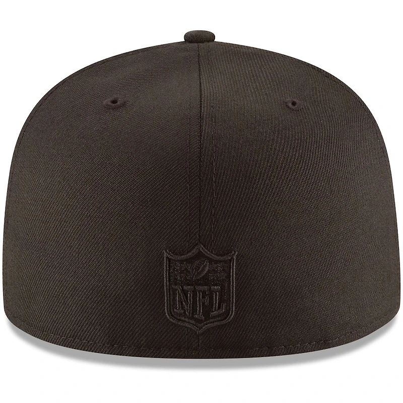 San Francisco 49ers Black on Basic New Era 59FIFTY Fitted Hat