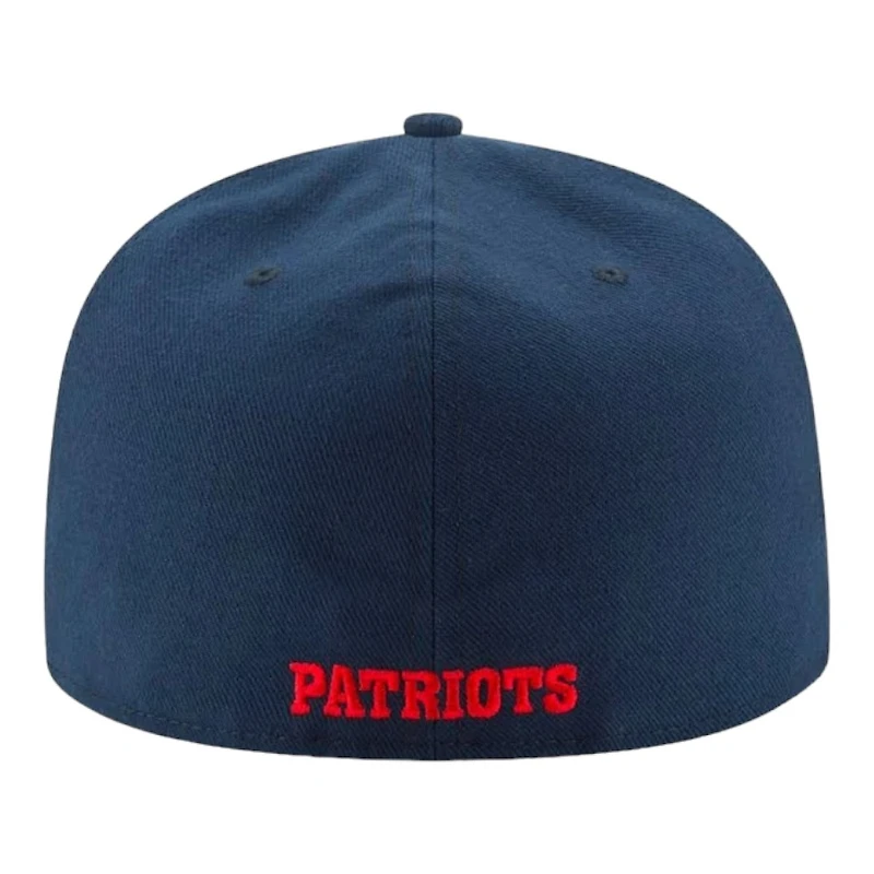 New England Patriots Navy Historic Logo Basic Era 59FIFTY Fitted Hat