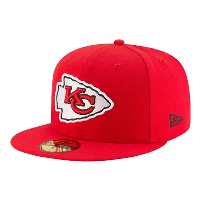 Kansas City Chiefs Red Team Color Basic New Era 59FIFTY Fitted Hat